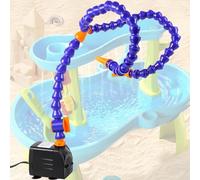 Water Table Pump,Fun Summer Outdoor Water Game Toys for Kids,Summer Water Pump for Kids,Water Table Accessories (Double Head)