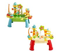 Water Table with Pump - Fun Pretend Electric Interactive Game,Kids Play Table,for Outdoor Indoor Bath Bathroom Washing Dishes Patio Backyard Garden Activity Sensory Birthday