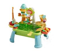 Water Table with Pump Toy Fun Interactive Fiction | Children's Table for Kitchen Indoor Bathroom Washing Garden Activity Preschool Sensory