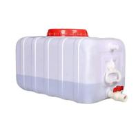 Water Tank 25L/45L/80L/110L/160L Thick Plastic Horizontal Water Storage Container, Rectangular Storage Bucket with Lid,Portable Camping Water Container For Field Travel Car Use (size_name 80L)