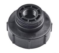 Water Tank Fitting, IBC Container Adapter S100x8 Coarse Thread Reducer - PP Material Black - 1/2 3/4 1 1.5 Inch Sizes(1inch)
