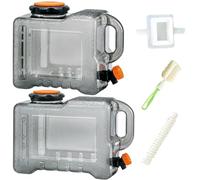 Water Tank - Large Capacity Water, Container Reusable Large Capacity Canteen With Spigot For Camping BBQ Hiking Hydration Container Portable BPA Free Storage Jug Picnic RV 1.8L