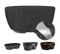 Water Tank Protective Cover,420D Oxford Cloth Cover For Rain Water Tank,Waterproof Rainproof Sunscreen Protective Cover with Drawstring for IBC Container,Keep Your Water Tank Pool Clean(100 gallons)