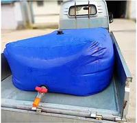 Water Tank Storage Container,Collapsible Water Storage Containers 100L - 6000L, Large Water Storage Containers Tank, Emergency Water Storage Bag with On-Off Valve(757L/200Gal/1.2x0.8x0.79 m