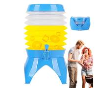WATER TANK WITH FAUCET - Robust water dispenser, | Waterproof and secure pout with a comfortable handle for transporting and storing drinking water at camp,