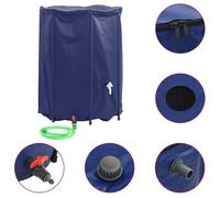 Water Tank with Tap Foldable Container Storage 1350 L PVC vidaXL