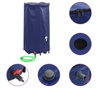 Water Tank with Tap Foldable Container Storage 250 L PVC vidaXL
