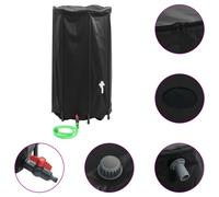 vidaXL Water Tank with Tap Foldable Water Container Water Storage 380 L PVC
