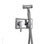 Water-Tap Bath Shower Systems Handheld Double Functions Bidet Sprayer, Hot and Cold Bathroom Bidet Shower Faucet, Wall Mounted Women Washer Bidet Sprayer Kit,Chrome