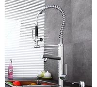 Water-Tap Faucet Faucet Booster Filter Kitchen Tapbrass Chromed Pull Down Kitchen Faucet Dual Handle Kitchen Mixer Deck Mounted Sink Mixer Tap