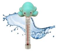 Water Temperature Gauge, Cartoon Animal Pond Meter with Rope, Gauge Water Temperature Pool Accessory for Home Family Indoor Spa Lake Hot Spring Shower Fish Tank Swimming