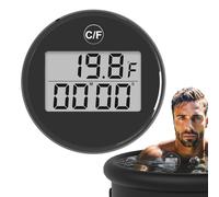 Water Temperature Gauge for Ice Bath,Double-scale Auto Pool Temperature Measurement - Smart Tool for Garden Aquarium Swimming Backyard Tub Home Outdoors Bathroom Pool