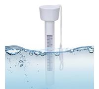 Water Temperature Gauge | Pond Meter with Rope | 0-50℃ Pool Accessory Floating Water Temperature Gauge for Swimming Spa Shower Ponds Lakes Home Aquariums Fish Tank Hot Spring
