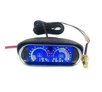 Water Temperature Voltmeter Meter - Engine Monitoring Meter, Temperature Display, Dashboard Gauge, Cooling System Power Reading | Car Truck Monitoring Meter