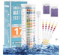 Water Testing Kits for Drinking Water 125 Strips,17 In 1 Drinking Water Test Kit for Tap Home Well Water Water Quality Test for Hardness pH Lead Iron Fluoride Chlorine and More