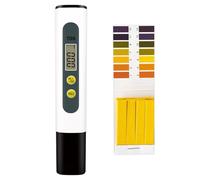 Water Testing Kits for Drinking Water, TDS Water Tester, TDS Meter Digital Water Tester, Water Quality Tester, for Household Drinking Water, Aquaculture, and Aquariums, with 80 PH Test Strips