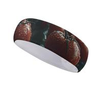 Water The Tomatoes Headbands for Women Men Soft Elasitc Workout Sweatband Non-Slip Breathable Hairband for Running Sports Travel Fitness