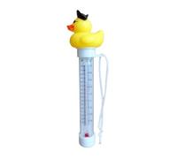 Water Thermometer | Duck Pool Water Temperature | Cute Animal Floating Waters Temperatures Gauge with Rope | Spa Bath Hot Tub Thermometers Meter for Outdoor & Indoor | Easy To Read