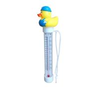 Water Thermometer | Duck Pool Water Temperature | Cute Animal Floating Waters Temperatures Gauge with Rope | Spa Bath Hot Tub Thermometers Meter for Outdoor & Indoor | Easy To Read