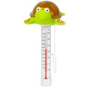 Water Thermometer Pool, Pool Gadgets, Pool Thermometer, Floating Pool Thermometer Cute for Swimming Pool, Hot Tubs, Fish Ponds & Baby Pool (Turtle)