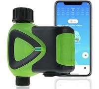 Water Timer for Garden Hose, Smart Hose Sprinkler Timer with Tuya/Smart Life App(WiFi & Bluetooth Connection),for Outdoor Watering | Easy Faucet Install, Automate Water & for Lawn, Garden, & Yard Car