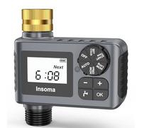 Water Timer for Outdoor Garden Hose, Hose Timer with Rain Delay/Manual Mode, Automatic Drip Irrigation Controller System for Lawn Yard Garden Watering