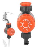 Water Timer Garden - Mechanical Watering Timer 0-120 Minutes | Hose Connection Regulator Without Electricity | IP67 Waterproof Irrigation Aid for Lawn Backyard Agriculture
