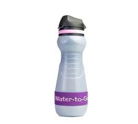Water-to-Go Eco Active BPA-Free Filter Bottle & Purifier, 550ml, Acai | Removes 99.99% of viruses, bacteria, parasites, chemicals & microplastics. BPA-free, leakproof - travel, hiking & cycling.