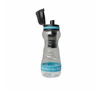 WATER TO GO Filter Bottle with Replaceable 3 Stage Filter which removes 99.99% of Bacteria & Contaminents and Improves Taste - Hiking, Camping & Travelling - BPA Free, 50cl (BLUE)