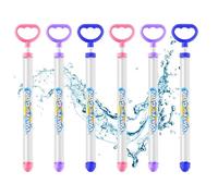 Water Toys - 6 Pieces 14.96x2.95in Soakers Battle, Squirters Pool Props Set, Prank Games Fun for Kids Children Youngsters | Better Summer Outdoor Park Gatherings Recreation Competition Amusement