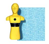 Water Training Dummy,Drowning Prevention Teaching Tools,Fire Training Model,with 3 Inlet Holes,for Water Life Saving Competitive