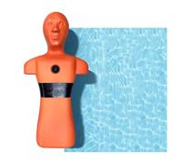 Water Training Dummy,Drowning Prevention Teaching Tools,Fire Training Model,with 3 Inlet Holes,for Water Life Saving Competitive