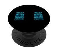 Water Treatment Plant Operator Funny Wastewater Operator PopSockets Adhesive PopGrip
