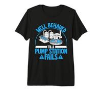 Water Treatment Plant Operator Funny Wastewater Operator Premium T-Shirt