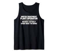 Water Treatment Plant Operator What I'm Doing Tank Top