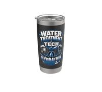 Water Treatment Tech Hydration Hero Operator Stainless Steel Insulated Tumbler