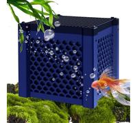 Water Trough Filter, Activated Carbon Filter, Odor-Control Filtration Pad 4.53x3.94inches, Easy to Install and Replace, Aquarium Accessory for Fish Tank, Pond, Pool, Garden, Dorm, Home Use, Blue