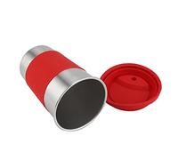 Water Tumbler, 500ml Insulated Water Bottle Insulated Water Bottle Stainless Steel Cups with Lid Heat Insulation Water Bottle for Hot or Cold Drinks (Red)