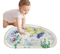 Water Tummy Time Mat - PVC 73x42x5.8cm Floor Play Mat | Sensory Developmental Toy with Water Filling, Learning, Floor Fun | Tummy Mats, Bath, Home, Beach