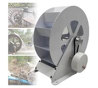 Water Turbine Generator, Water Wheel, Hydroelectric Generator, Low Speed Power Generation, Wind and Water Wheel for Outdoor, White, 50W