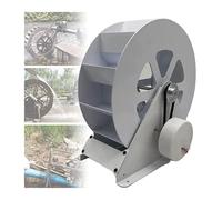 Water Turbine Generator, Water Wheel, Hydroelectric Generator, Low Speed Power Generation, Wind and Water Wheel for Outdoor, White, 50W