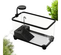 Water Turtle Pool Transparent Habitats with Sun Island | Water turtle aquarium. Suitable for business, student dorm, office, living room, desk and