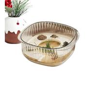 Water Turtles Aquarium Small Multifunction Water Turtle House Reptile Crab Terrarium Enclosure for Crabs Fish Amphibians Water Inhabitants Reptiles