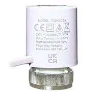 Water Underfloor Heating Actuator 230v - Quiet & Energy-Efficient Thermal Valve Manifold Valve Actuator - Universal M30 x 1.5mm Screw Thread Compatible with Salus, Heatmiser and Most Others