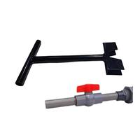 Water Valve Shut Off Tool | Multifunctional Adjustable Long Easy Gadget | Ball Valve Wrench Tool | for Outdoor Outside Water Sprinkler Irrigation Backflow Curb
