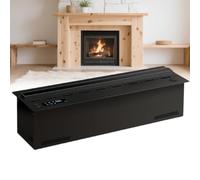 Water Vapor Fireplace Electric Fireplace - 9 Dynamic Flame Colors, One-Button Drainage, 8h Continuous Use, Stainless Steel Cabinet, Recessed Design