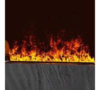 Water Vapor Fireplace Insert with Remote Control, Touch Panel, and Automatic Water Filling for Modern Home Ambiance