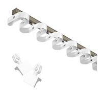 Water Wave Ceiling Curtain Track Silent Sliding Shower Divider Seamless Elegant Aluminum Rod for Upgraded for Smooth Operation Perfect for Home Decor
