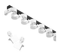 Water Wave Curtain Track for Ceiling Silent Sliding Shower Curtain Divider Seamless & Elegant Aluminum Updated Rod for and Showers Easy Installation