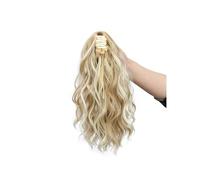 Water Wave Short Ponytail Extension 35cm Small Claw Clip Design Multiple Colors Wavy Texture for Daily Office Date(16H613#)